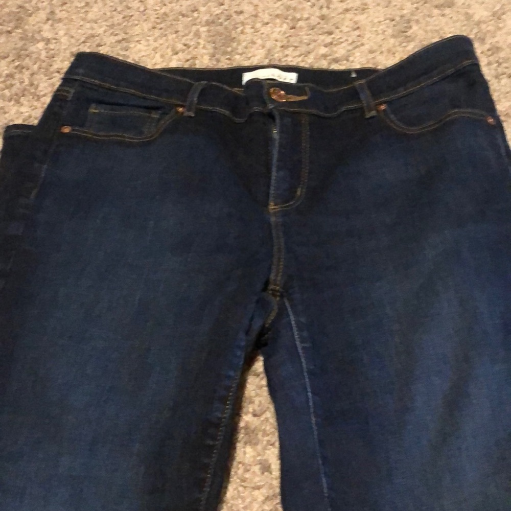 NWT LOFT Flare crop jeans!